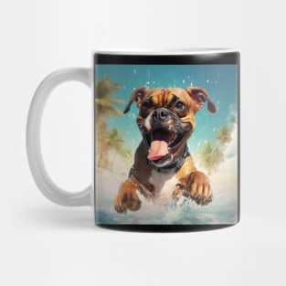 boxer dog Mug